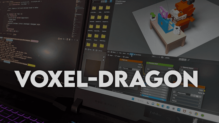 voxel-dragon
